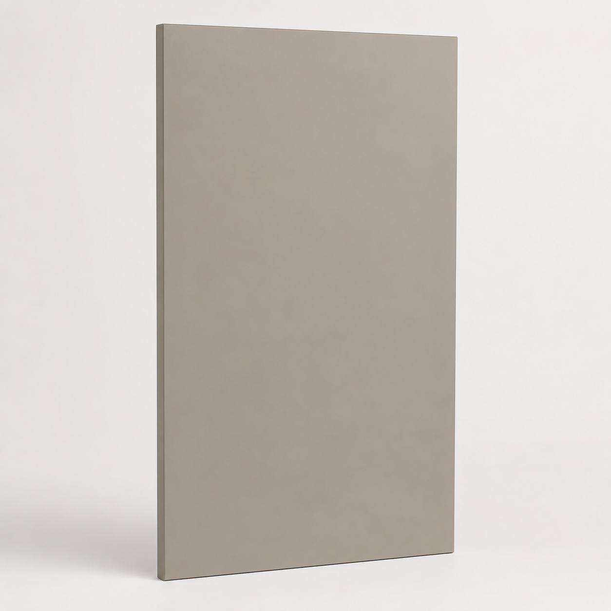 Slab cabinet door