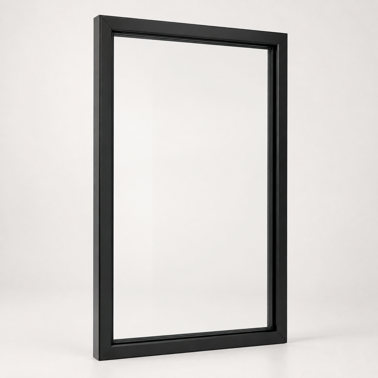 Black Aluminium Frame — Glass & Aluminium