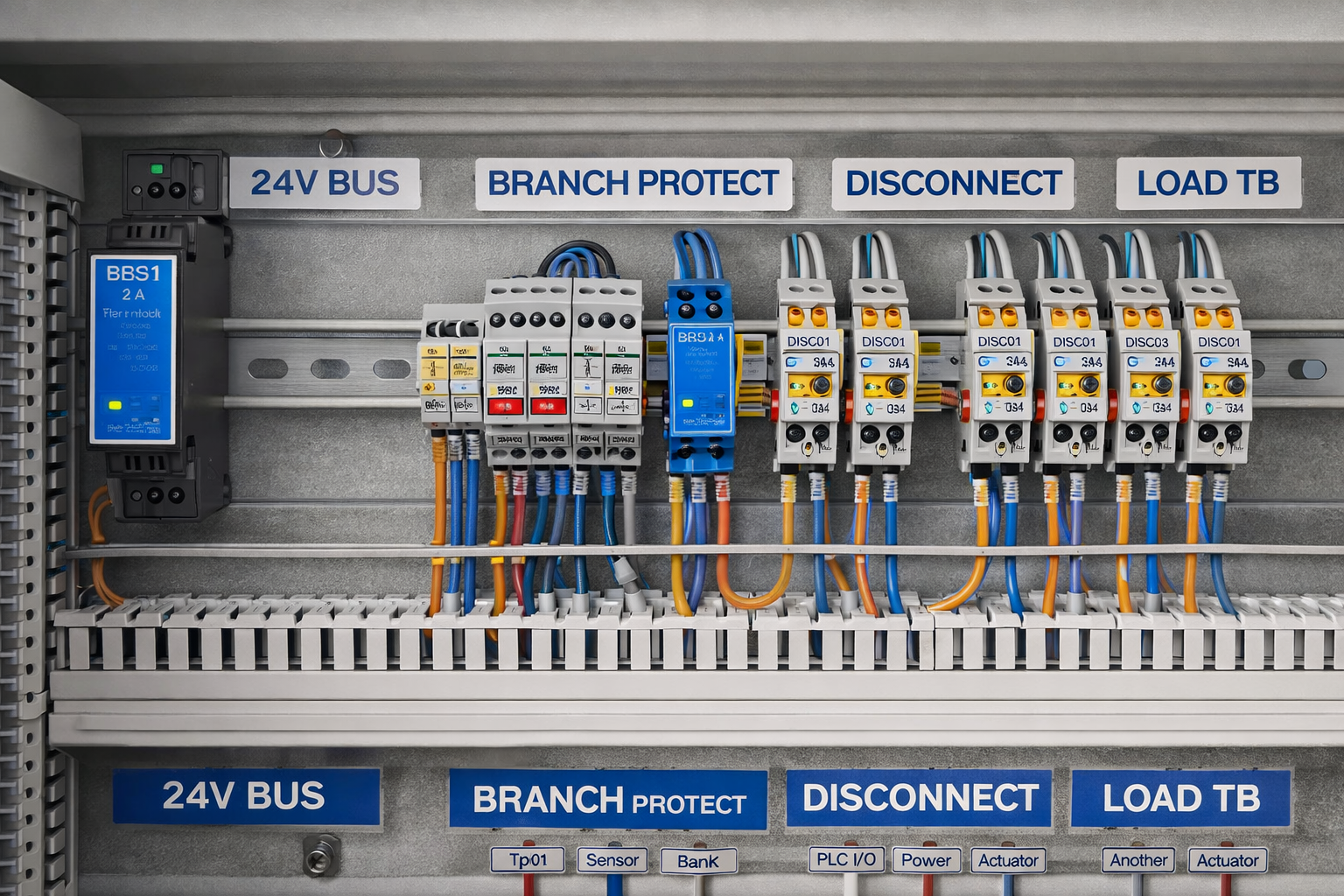 24V DC Distribution for Lab Test Racks