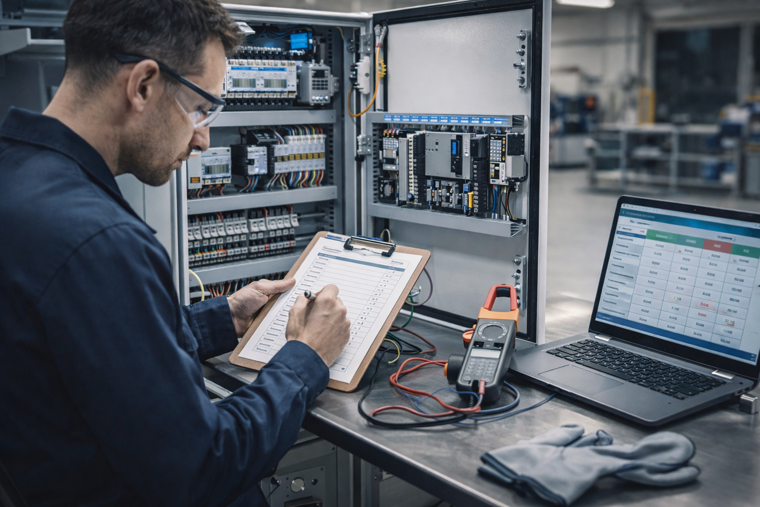 Control Panel FAT Checklist & Records Guide