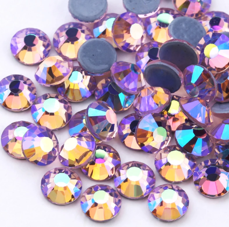 Pink AB Color Hotfix Rhinestone
