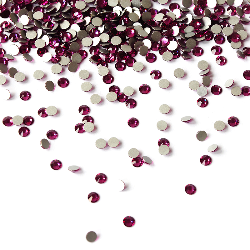 Fuchsia Non Hotfix Flatback Rhinestone
