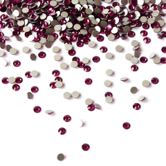 Fuchsia Non Hotfix Flatback Rhinestone