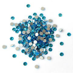 Aquamarine Non Hotfix Flatback Rhinestone