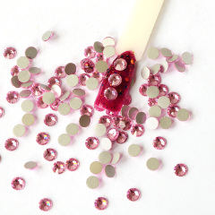 Light Rose Non Hotfix Flatback Rhinestone