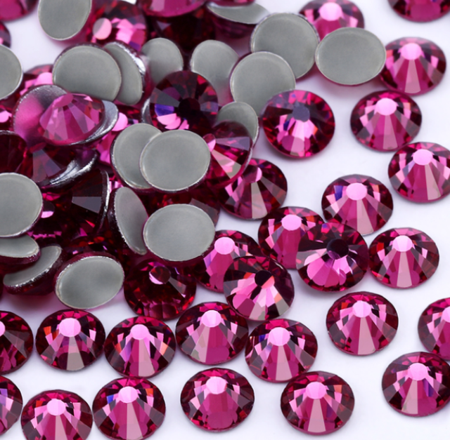 Fuchsia Color Hotfix Rhinestone