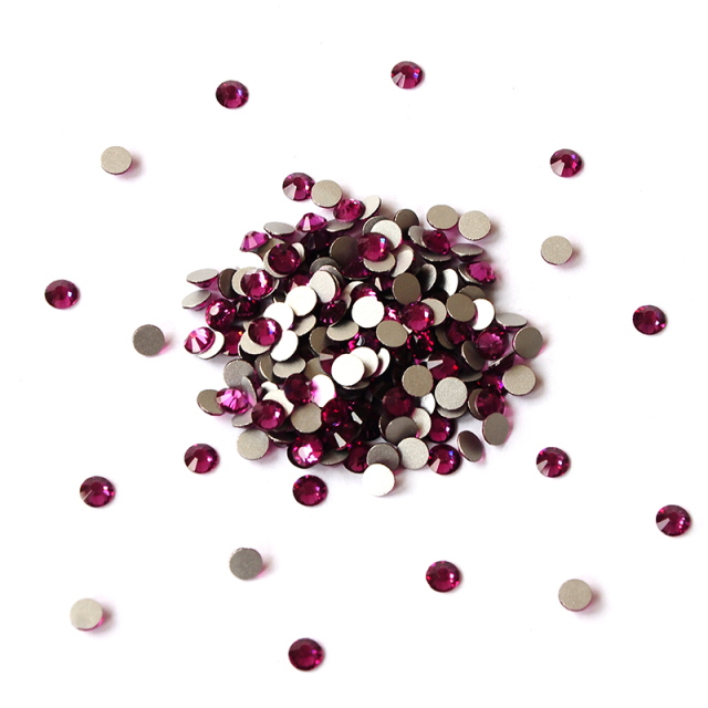 Fuchsia Non Hotfix Flatback Rhinestone