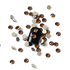 Smoked Topaz Non Hotfix Flatback Rhinestone