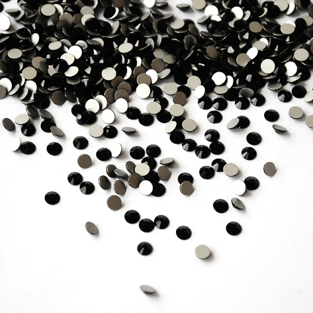 Black Non Hotfix Flatback Rhinestone