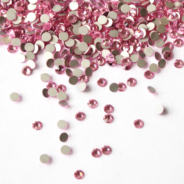 Light Rose Non Hotfix Flatback Rhinestone