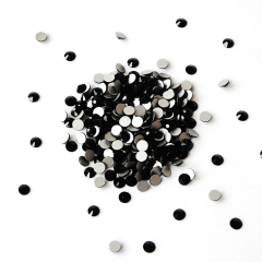 Black Non Hotfix Flatback Rhinestone