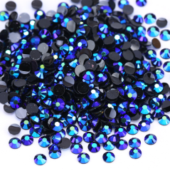 Purple Blue AB Jelly Resin Flatback Rhinestoens