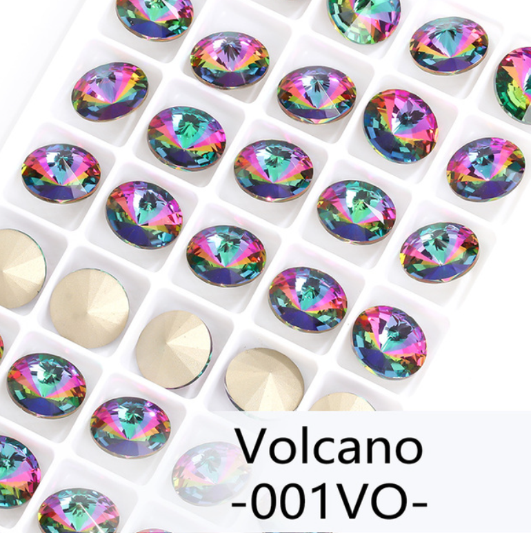001VO Valcano Rivoli Fancy Pointback Rhinestone