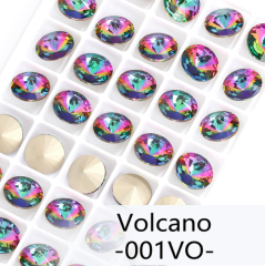 001VO Valcano Rivoli Fancy Pointback Rhinestone