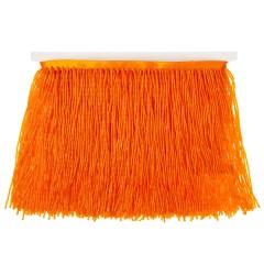 6 Inch 15cm Orange Beaded Fringe Trim