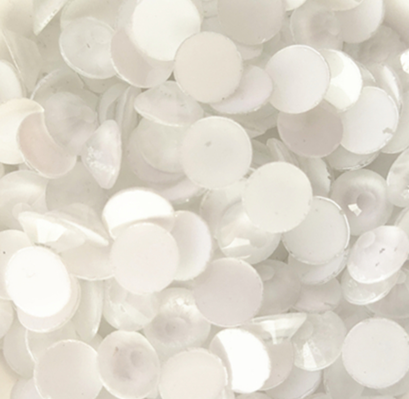 Neon White Non Hotfix Rhinestone