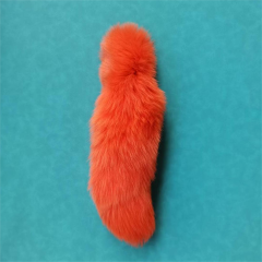 40cm Orange Real Foxtail Accessories