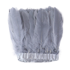 Gray Goose Feathers Trims