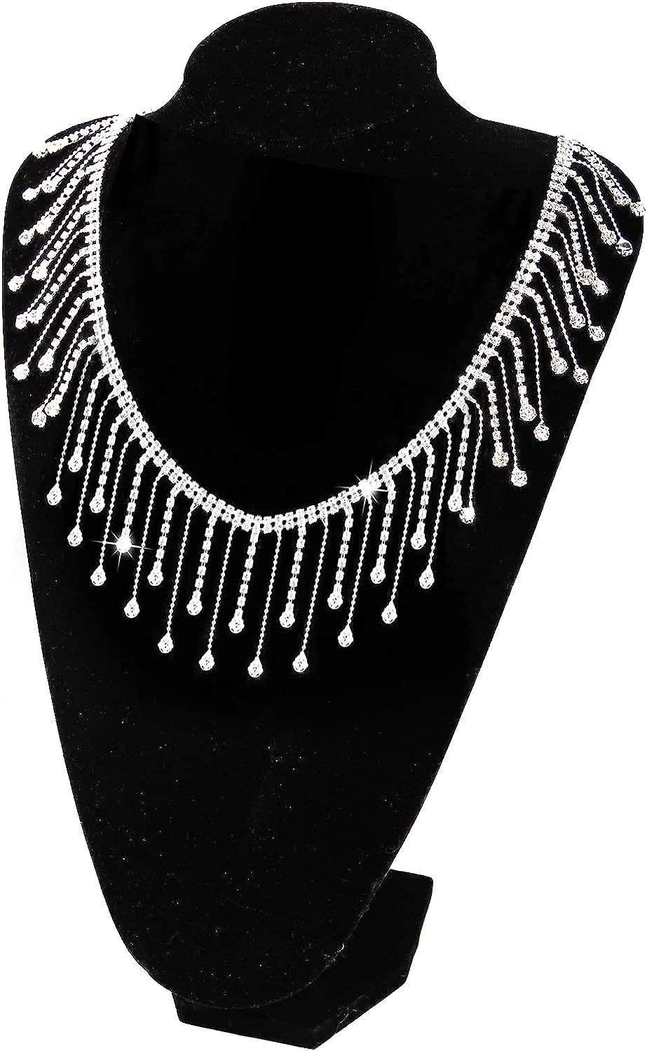 Rhinestone Fringe Trim for Jeans Clothing Accessories DIY Decoration