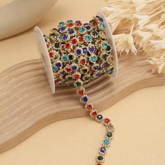 Crystal MIX Color Fashion Diamond Fancy Chain