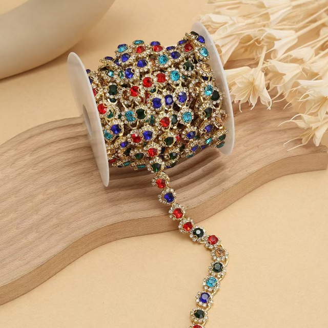 Crystal MIX Color Fashion Diamond Fancy Chain