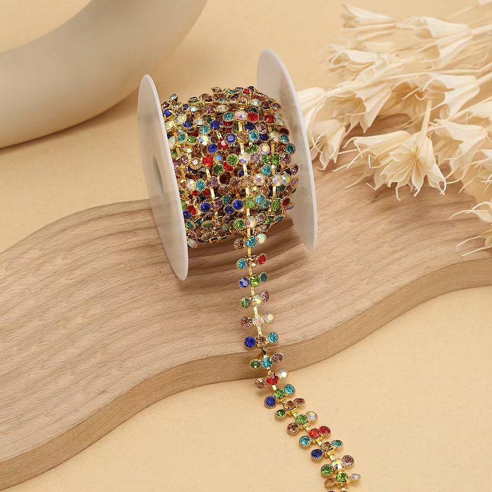 Crystal MIX Color Fashion Diamond Fancy Chain