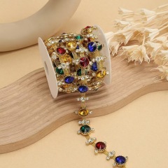 Crystal MIX Color Fashion Diamond Fancy Chain