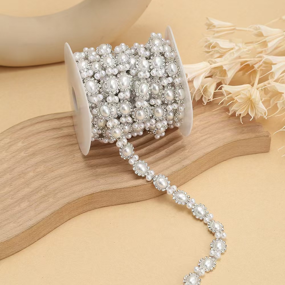 Pearl Rhinestone Fashion Diamond Chain