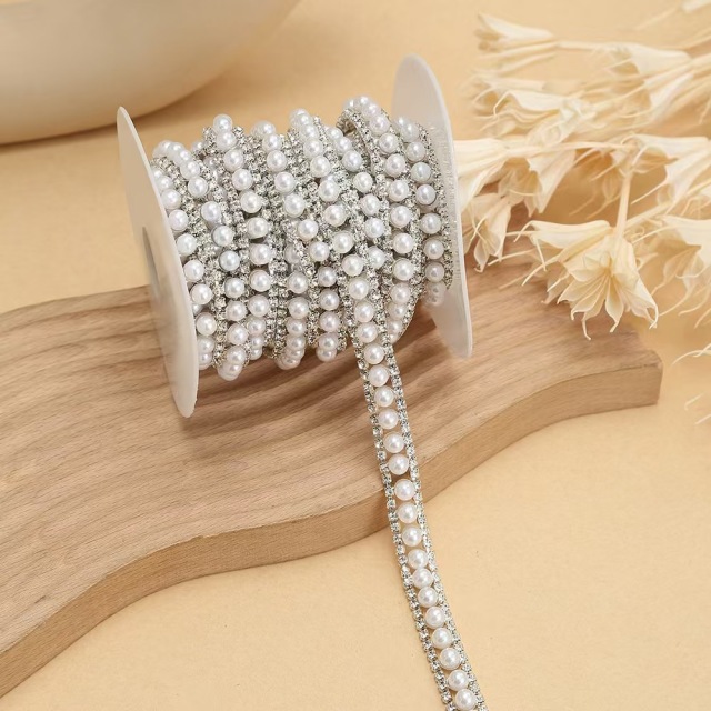 Pearl Rhinestone Fashion Diamond Chain
