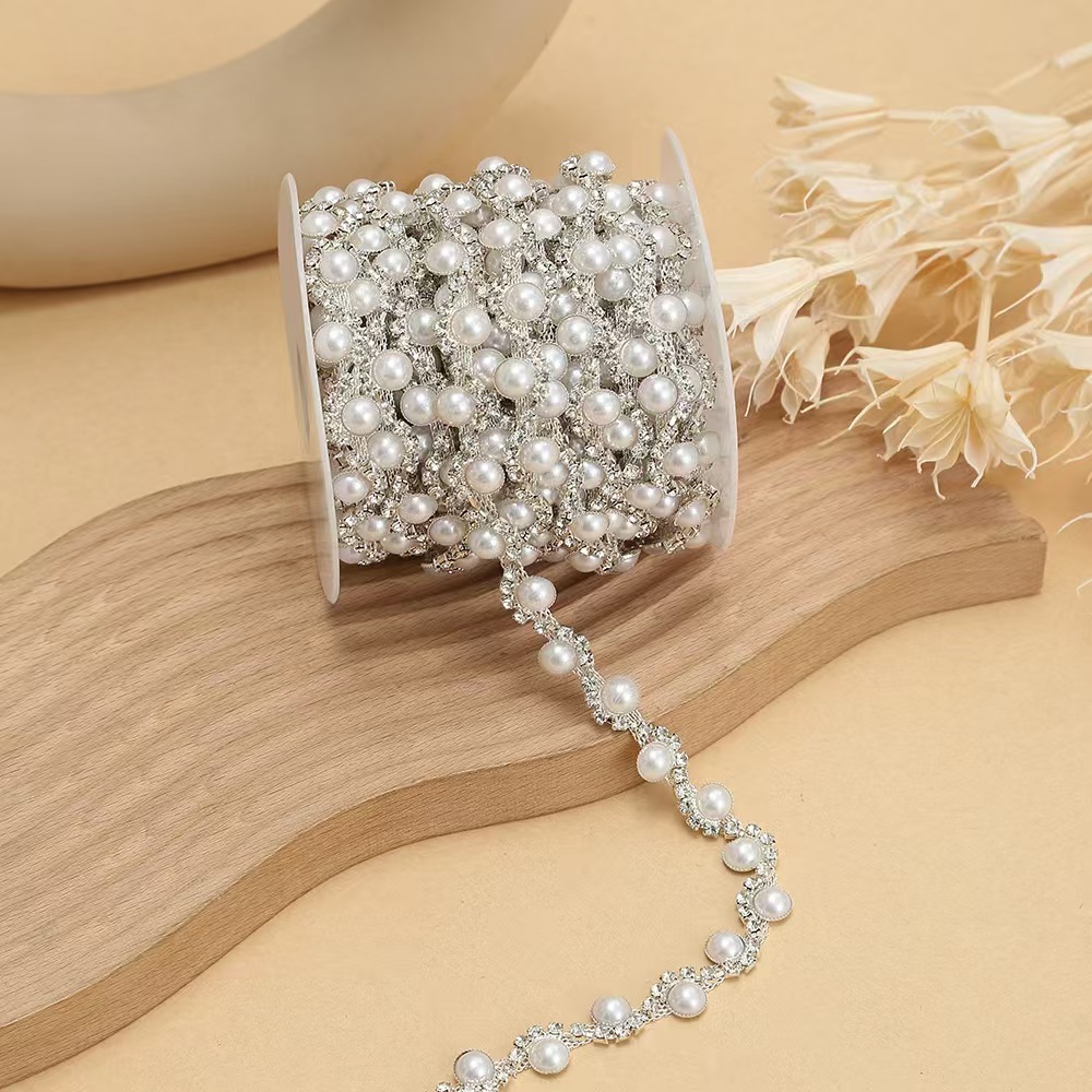 Pearl Rhinestone Fashion Diamond Chain