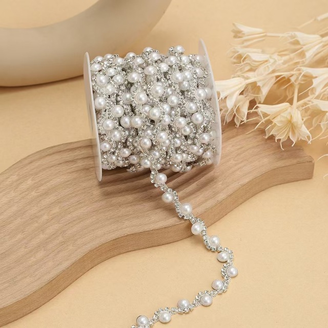 Pearl Rhinestone Fashion Diamond Chain