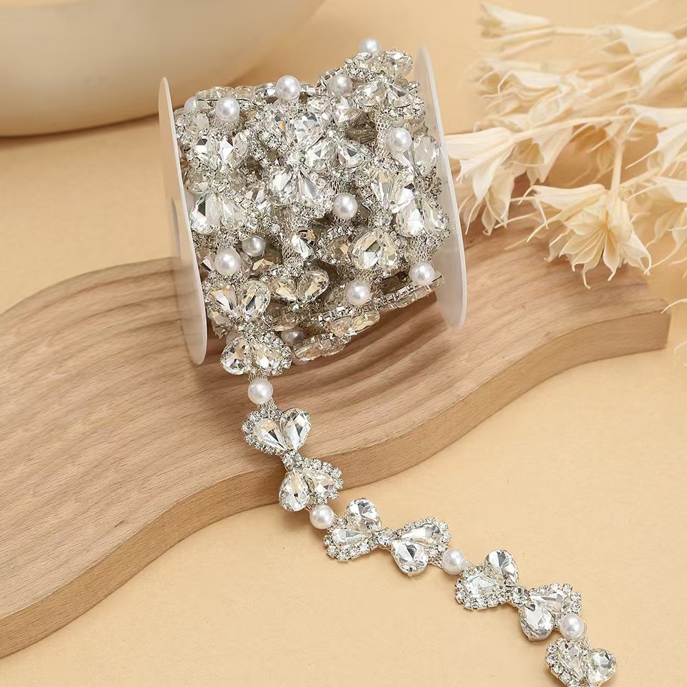 Pearl Rhinestone Fashion Diamond Chain