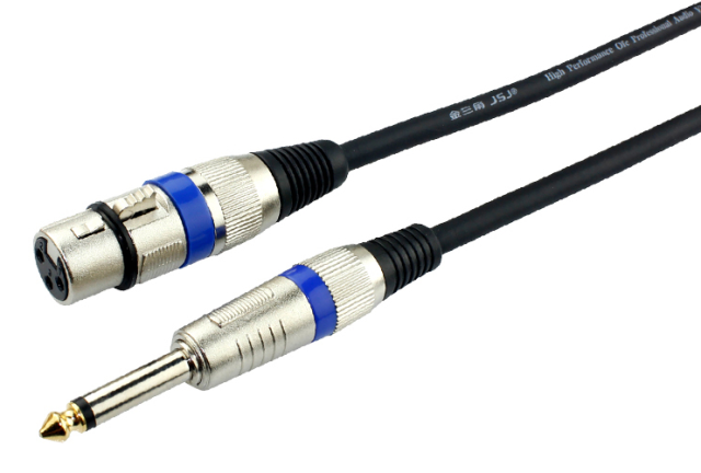 Entry level 1/4" TS to XLR Female Microphone Cable - 26AWG OFC & Double Shielding for Studio & Stage Applications
