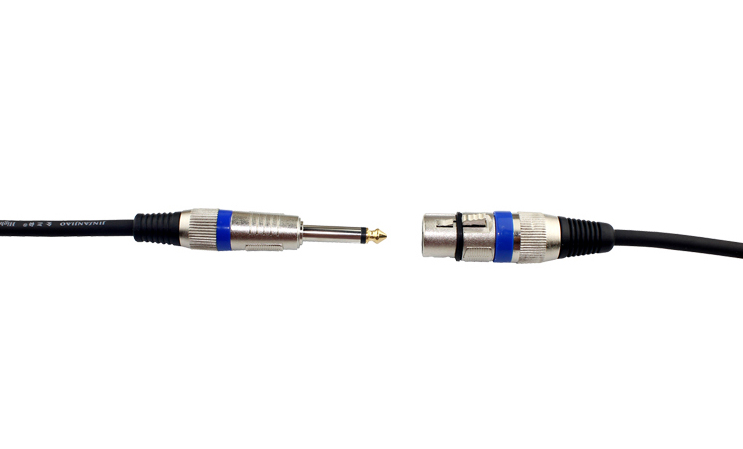 Entry level 1/4" TS to XLR Female Microphone Cable - 26AWG OFC & Double Shielding for Studio & Stage Applications