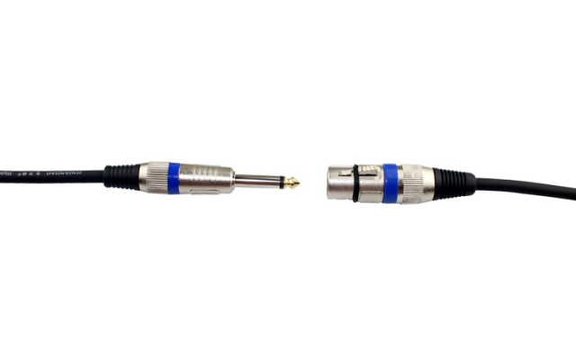 Entry level 1/4" TS to XLR Female Microphone Cable - 26AWG OFC & Double Shielding for Studio & Stage Applications