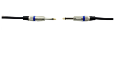Entry level 1/4" TS to 1/4" TS Instrument Cable - 26AWG OFC Conductor & Double Shielding for Professional Audio Performance