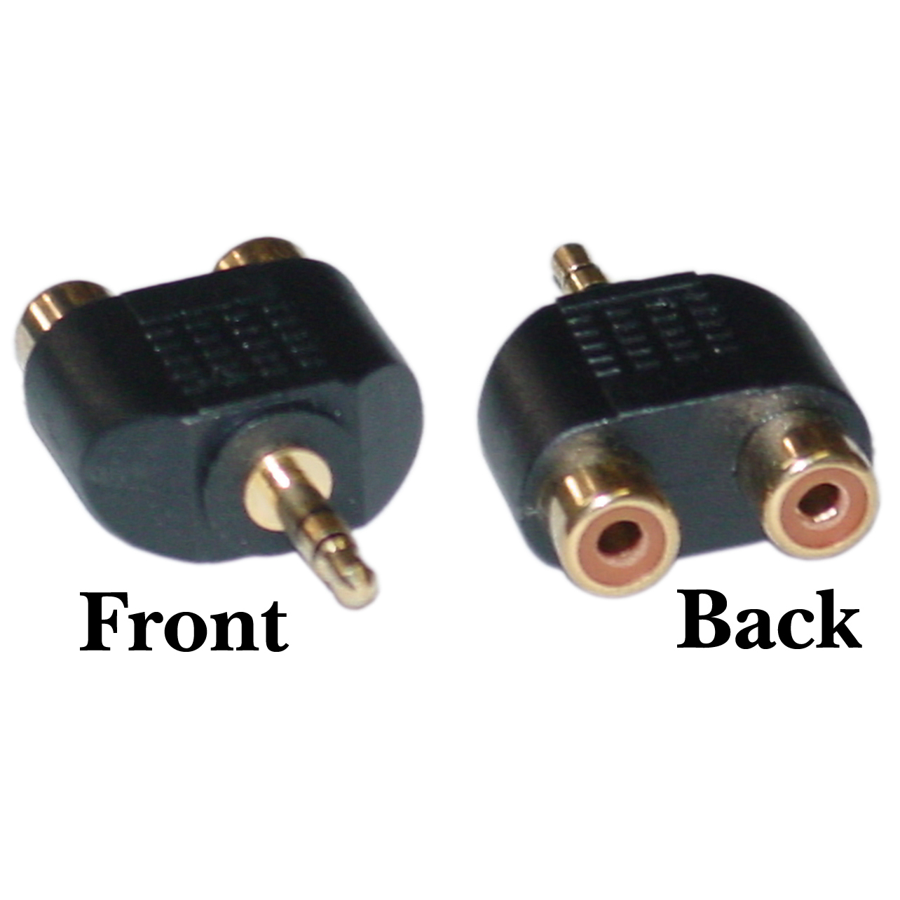 3.5mm Stereo to Dual RCA Audio Adapter, 3.5mm Male to Dual RCA Female (Red/White)