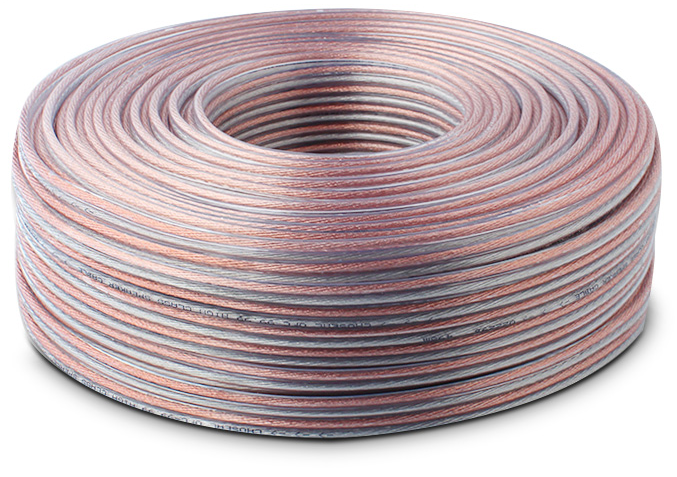 Affordable HiFi Speaker Wire Cable, CCA/Tinned CCA Conductor, Clear PVC - Budget-Friendly Audio Cable for Home Theater, HiFi, and Surround Sound Systems