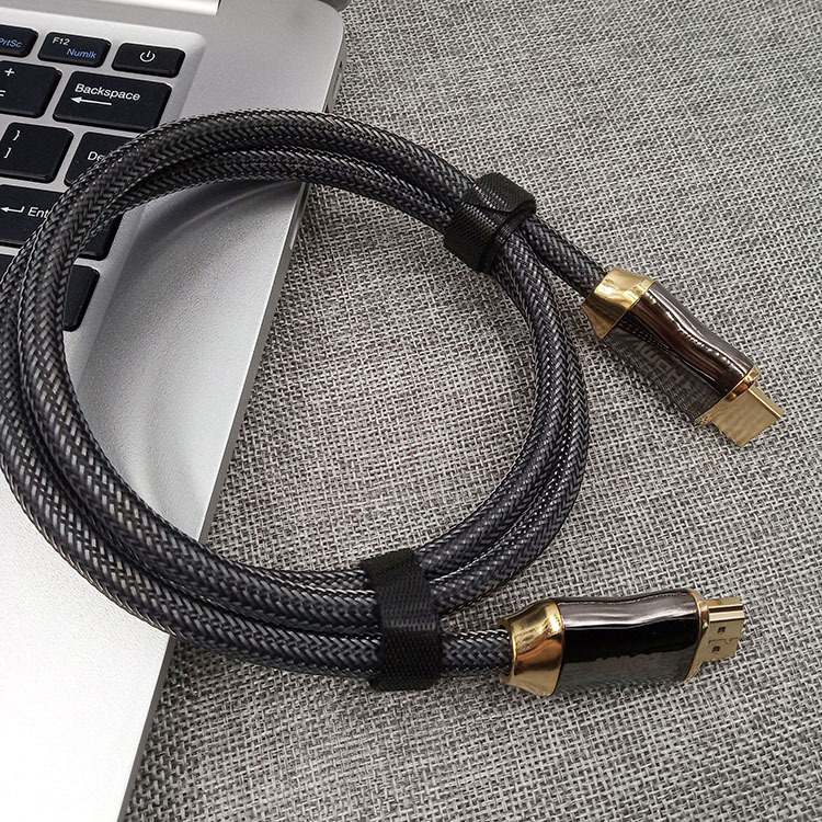 Premium Certified HDMI 2.0 Cable with Zinc Alloy Connector & Nylon Sleeve - High-Performance, Durable, and Reliable for 4K@60Hz, 1080p, HDR, and ARC Support