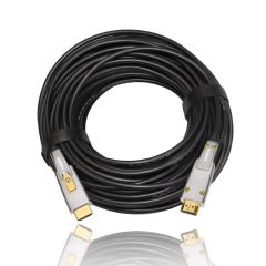 Premium Fiber Optic HDMI 2.1 Cable (AOC) .10m-100m Long-Distance Performance,Detachable Connector (D to D ) for pipe installation ,  8K@60Hz, 4K@120Hz
