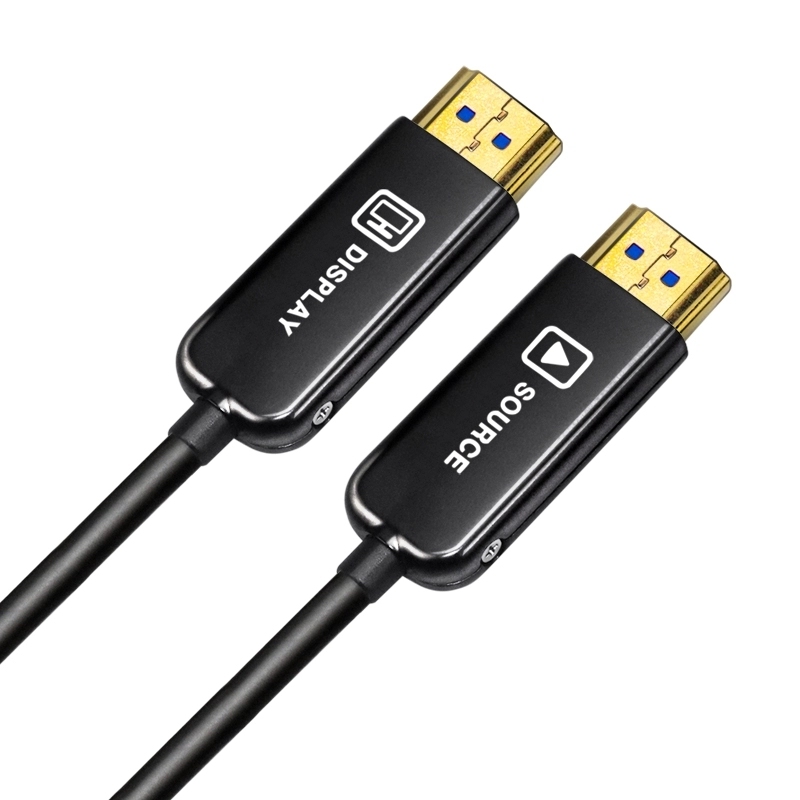 Affordable HDMI 2.0 Fiber Optic Cable for 10m-100m  Long-Distance Performance , CL2 FT4 Jacket, 24K Gold-Plated Connectors – High-Speed 4K HDMI Cable  (Budget-Friendly Option)