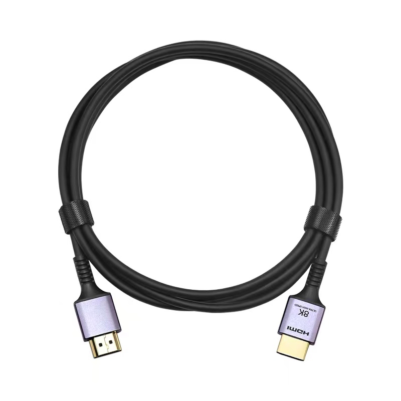 Ultra Slim Certified HDMI 2.1 Cable with Aluminum Shell - Lightweight, Durable, and High-Performance for 8K@60Hz, 4K@120Hz, 48Gbps Bandwidth
