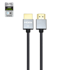 Ultra Slim Certified HDMI 2.1 Cable with Aluminum Shell - Lightweight, Durable, and High-Performance for 8K@60Hz, 4K@120Hz, 48Gbps Bandwidth
