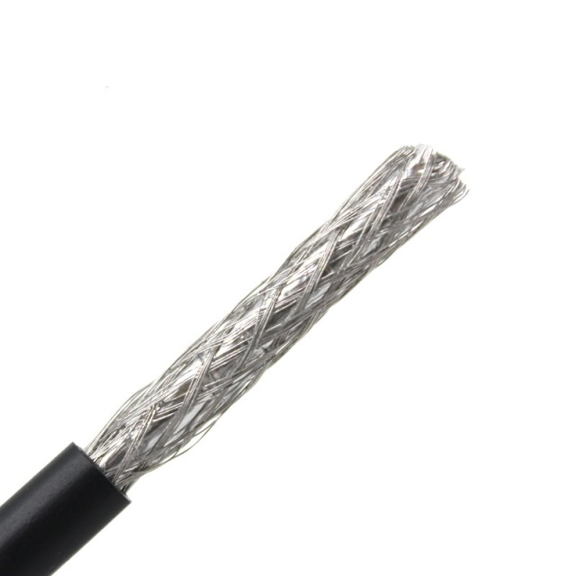RG59 20AWG Coaxial Cable, Double Shielded, 75 OHM, Black, Spool - High-Performance Cable for CCTV, Satellite, and Broadband Applications