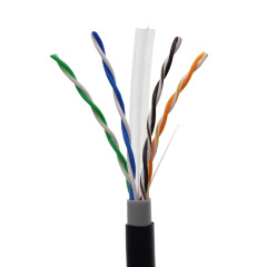 Outdoor CAT6 U/UTP BC Waterproof PVC Cable 305m - Durable Unshielded Ethernet Cable with Bare Copper, Fluke Test passed for Reliable High-Speed Networks in Harsh Environments