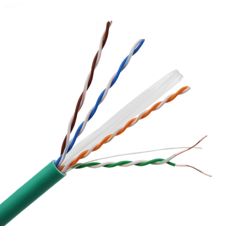 "High-Quality CAT6 U/UTP BC CMR Cable 305m - Fluke Test Certified, Bare Copper Ethernet Cable for High-Speed Networks"
