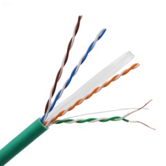 "High-Quality CAT6 U/UTP BC CMR Cable 305m - Fluke Test Certified, Bare Copper Ethernet Cable for High-Speed Networks"
