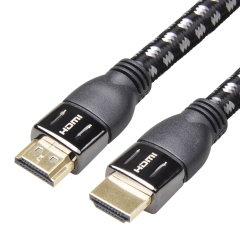 Premium Certified HDMI 2.0 Cable with Zinc Alloy Connector - High-Speed 4K@60Hz, HDR, ARC Support, Durable & Reliable for Home Theater, Gaming, and Professional AV Setups