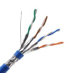 High-Quality CAT7 S/FTP PVC Cable 305m - Reliable Shielded Ethernet Cable with Bare Copper for 10G Networks