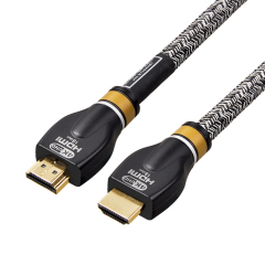 Premium Certified HDMI 2.0 Cable with Zinc Alloy Connector & Cotton Mesh - High-Performance, Durable, and Flexible for 4K@60Hz, 1080p, HDR, and ARC Support